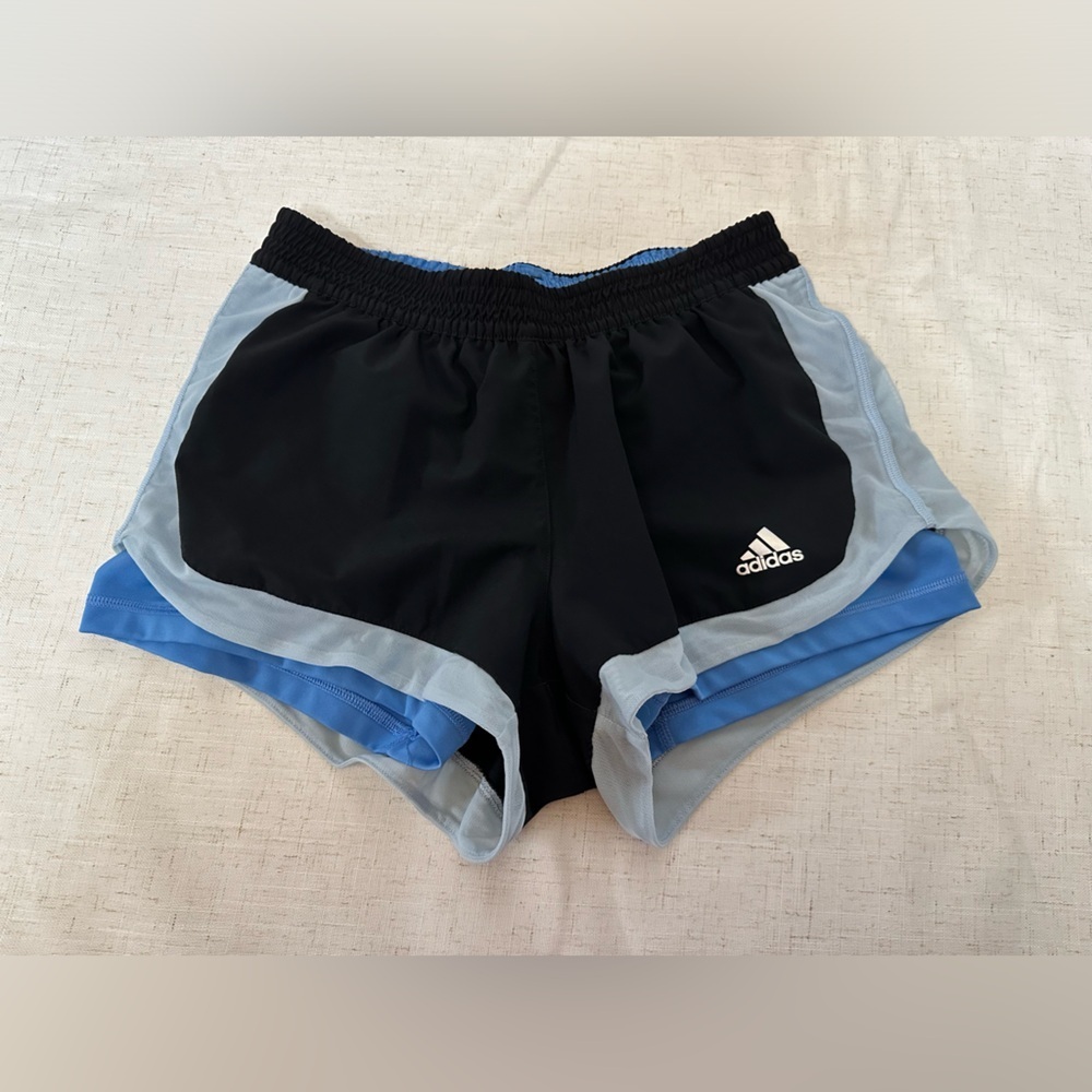 Adidas Blue Performance Athletic Shorts - Picture 8 of 12